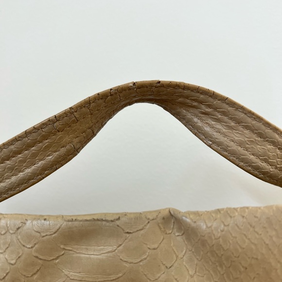 Tan Faux Python Marc Jacobs Hillier Hobo - Picture 3 of 9